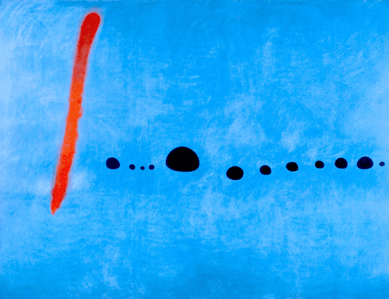 Joan Miró, Inmersión azul